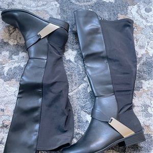 Lane Bryant Wide Calf Boots with Elastic Stretch 9W